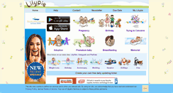 Desktop Screenshot of lilypie.com
